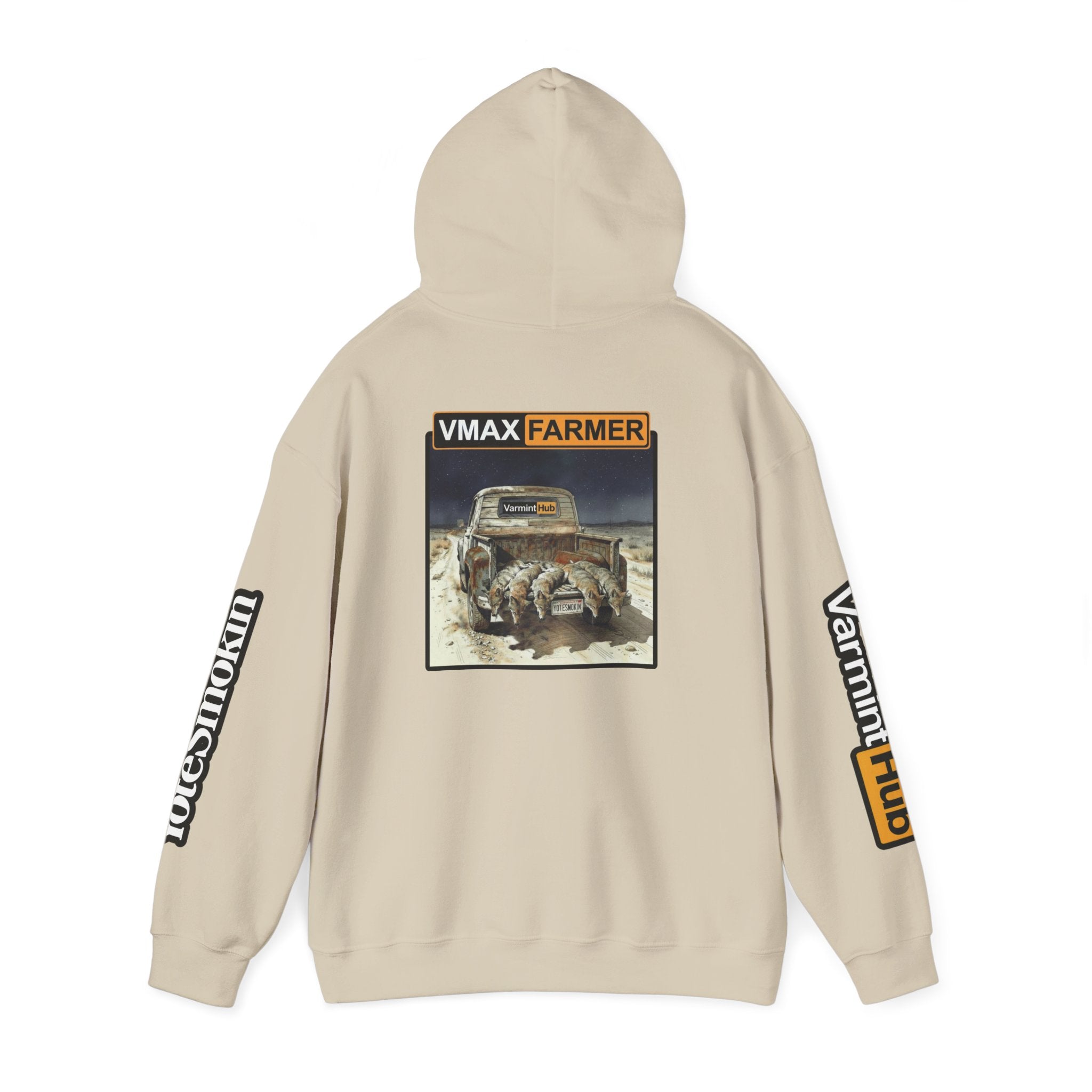 VarmintHub x Yotesmokin collab hoodie