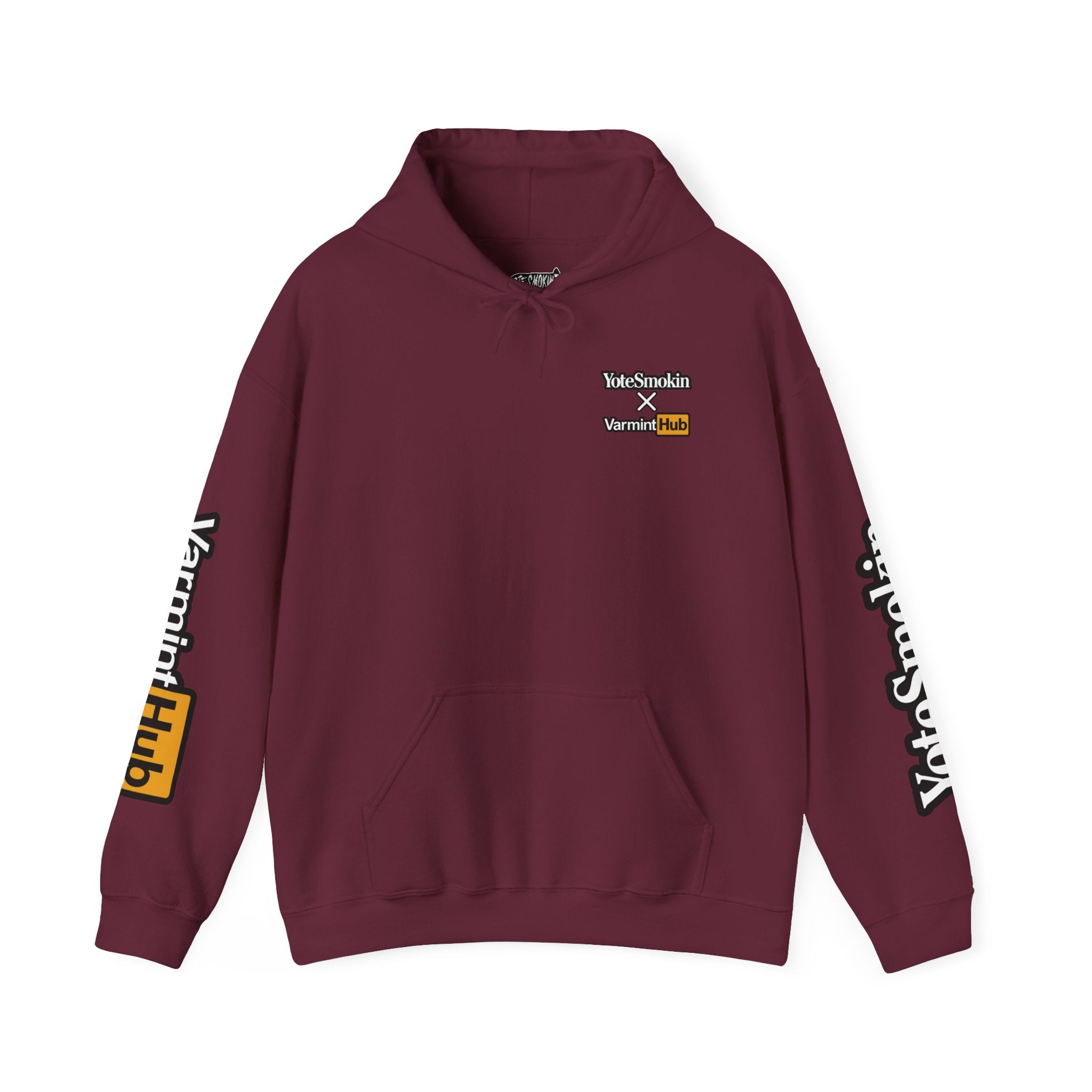 VarmintHub x Yotesmokin collab hoodie