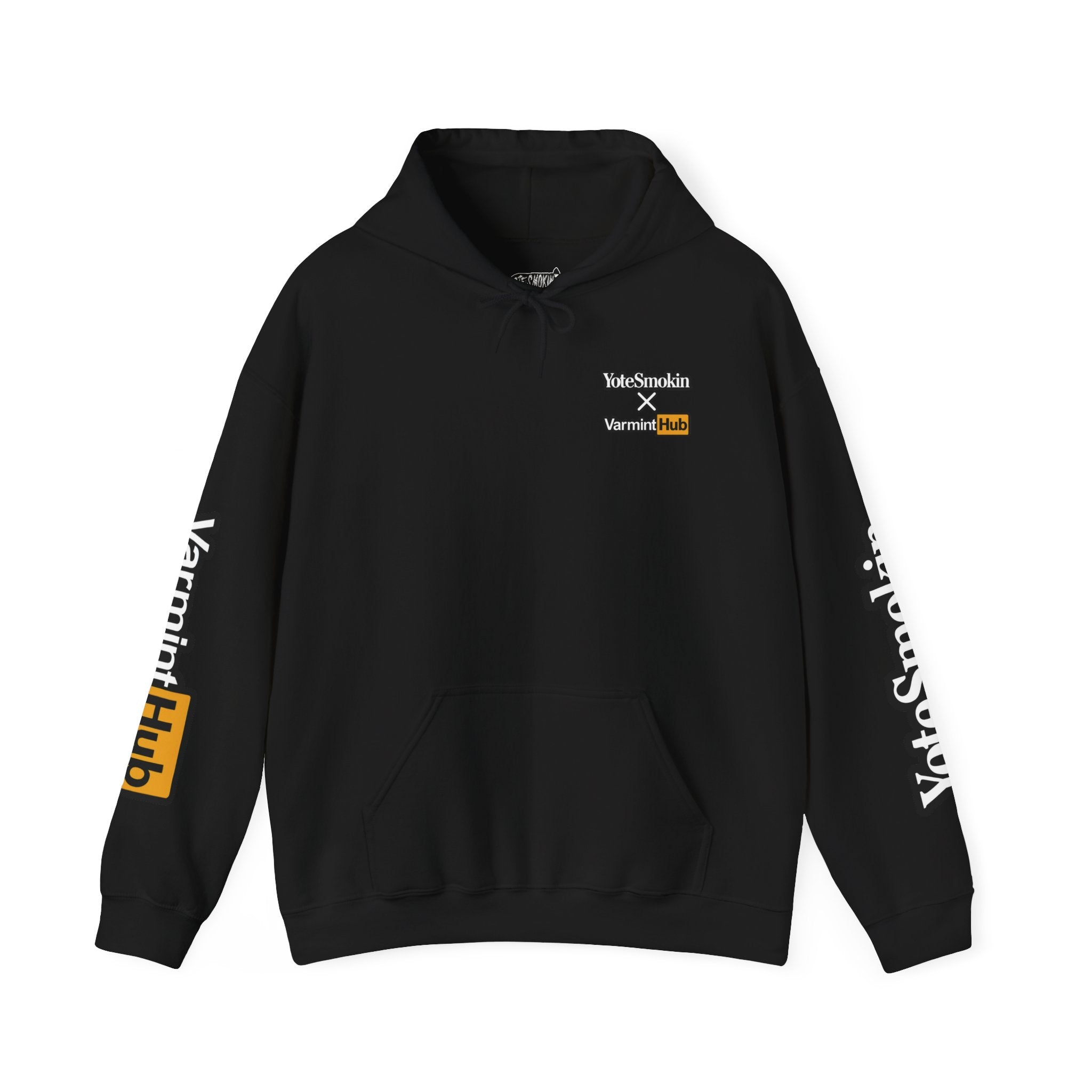 VarmintHub x Yotesmokin collab hoodie