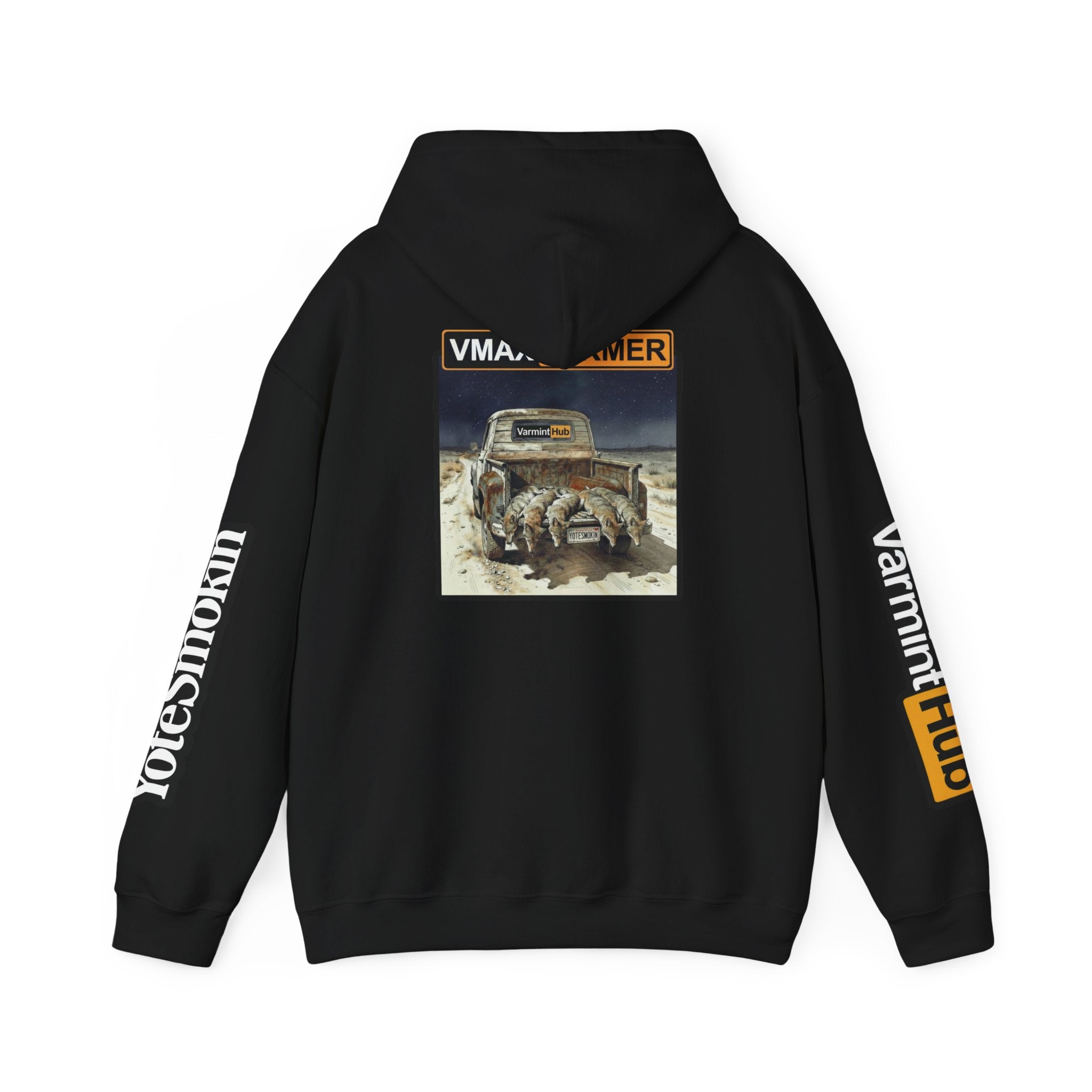 VarmintHub x Yotesmokin collab hoodie
