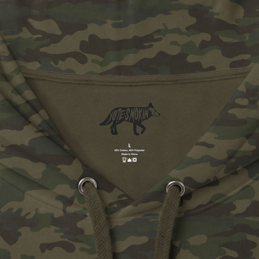 We Kill Predators Camo Hoodie