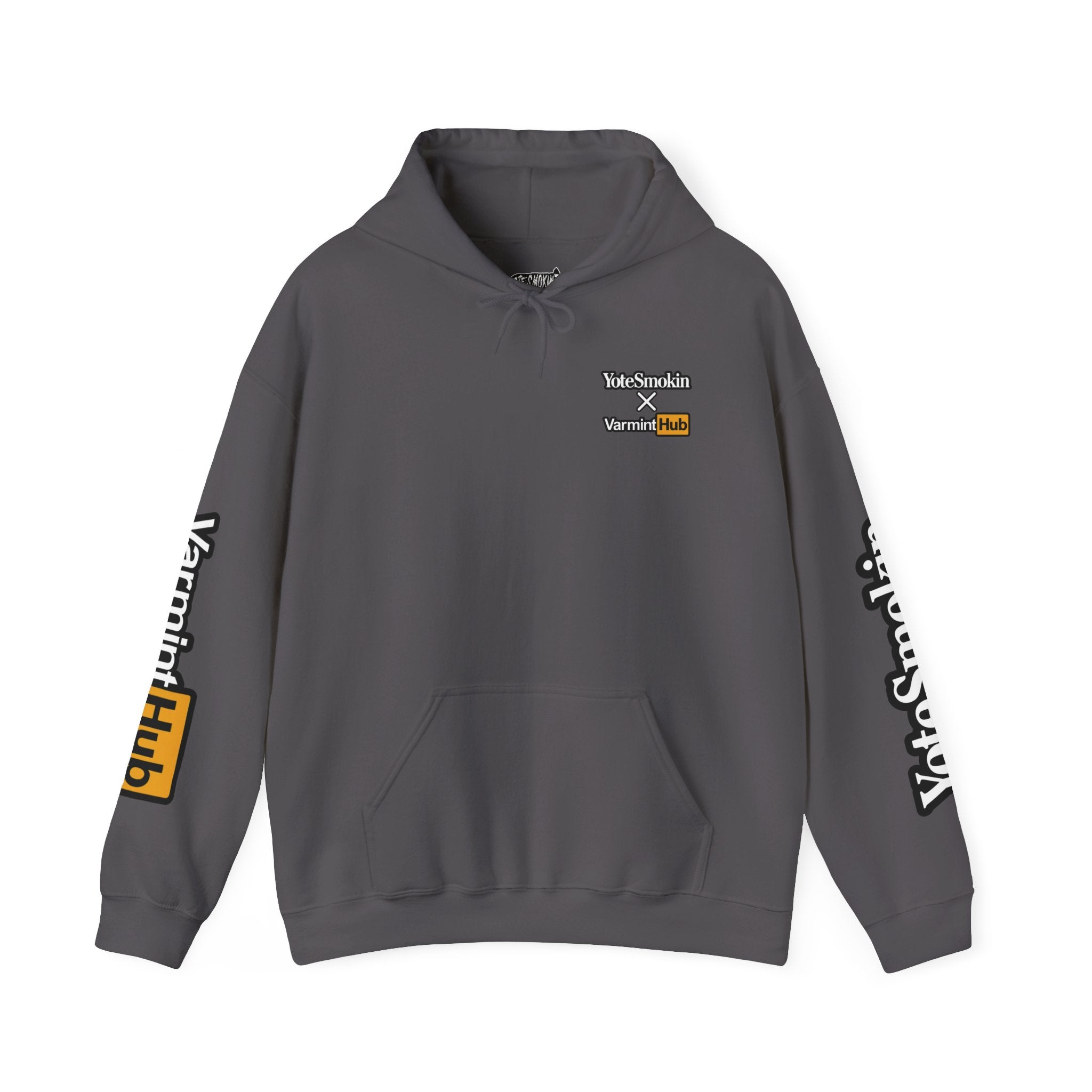 VarmintHub x Yotesmokin collab hoodie