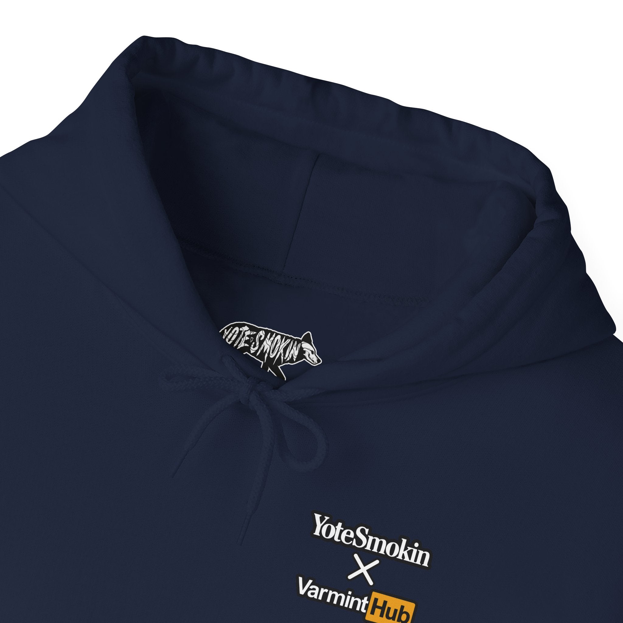 VarmintHub x Yotesmokin collab hoodie