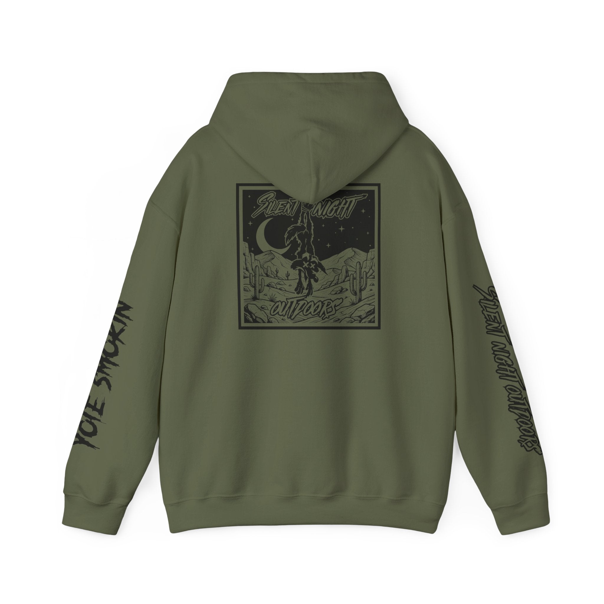 Silent Night Outdoors x YoteSmokin Collab Hoodie