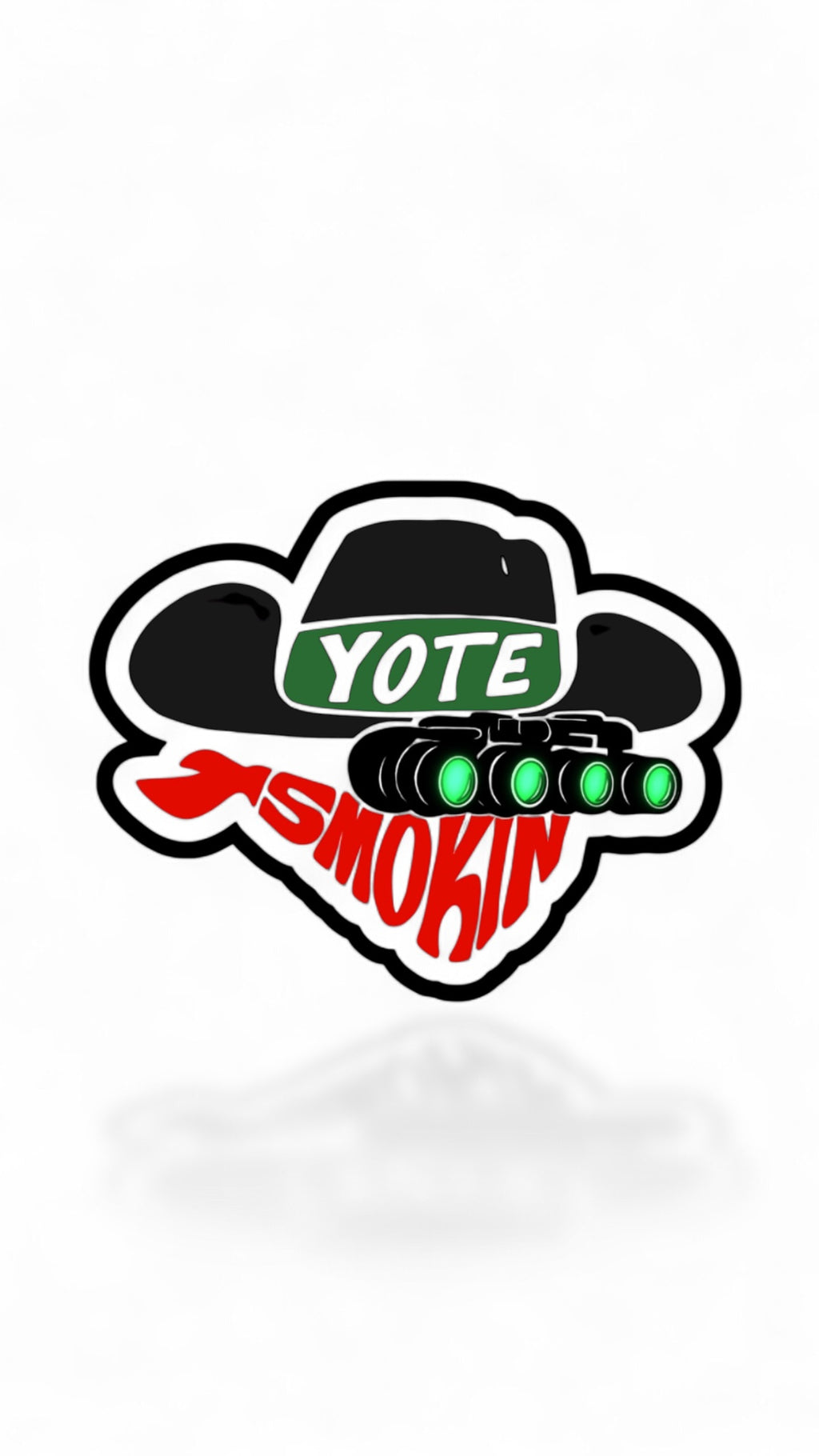 “Bandit” Decal (2 pack)