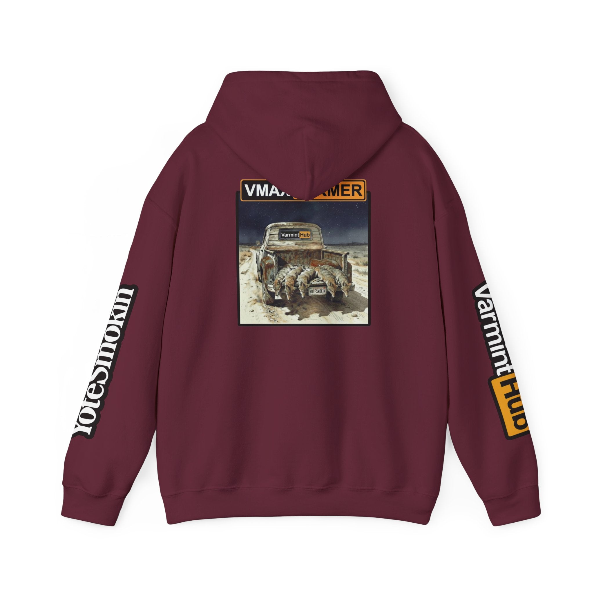 VarmintHub x Yotesmokin collab hoodie