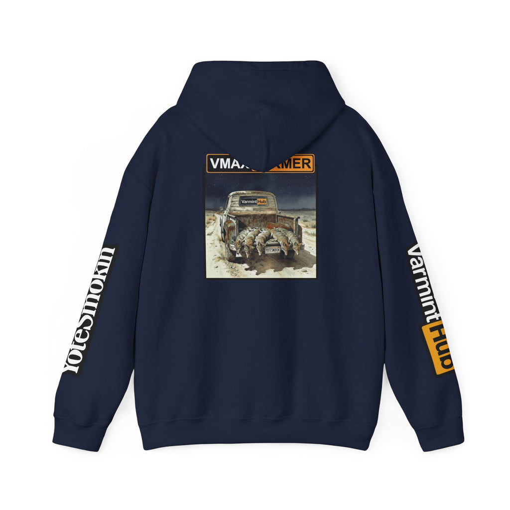 VarmintHub x Yotesmokin collab hoodie