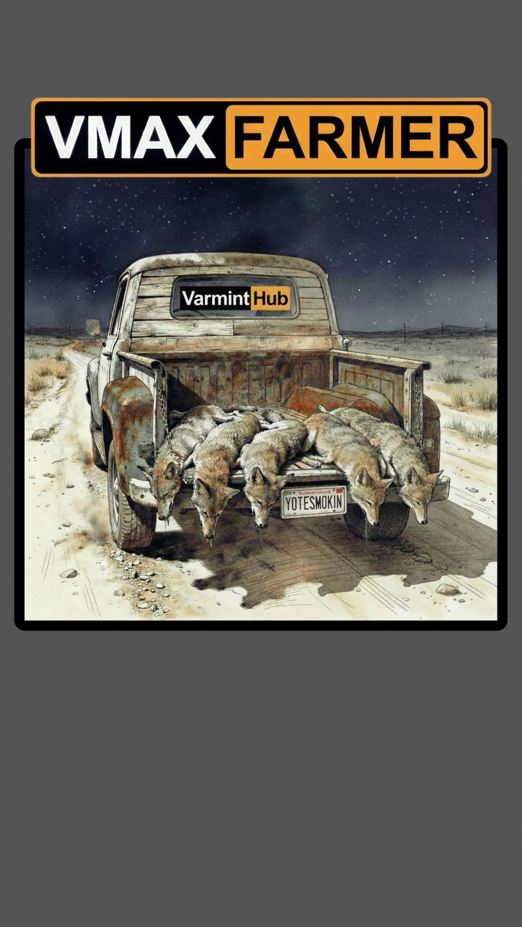 VarmintHub x YoteSmokin Collab T-shirt