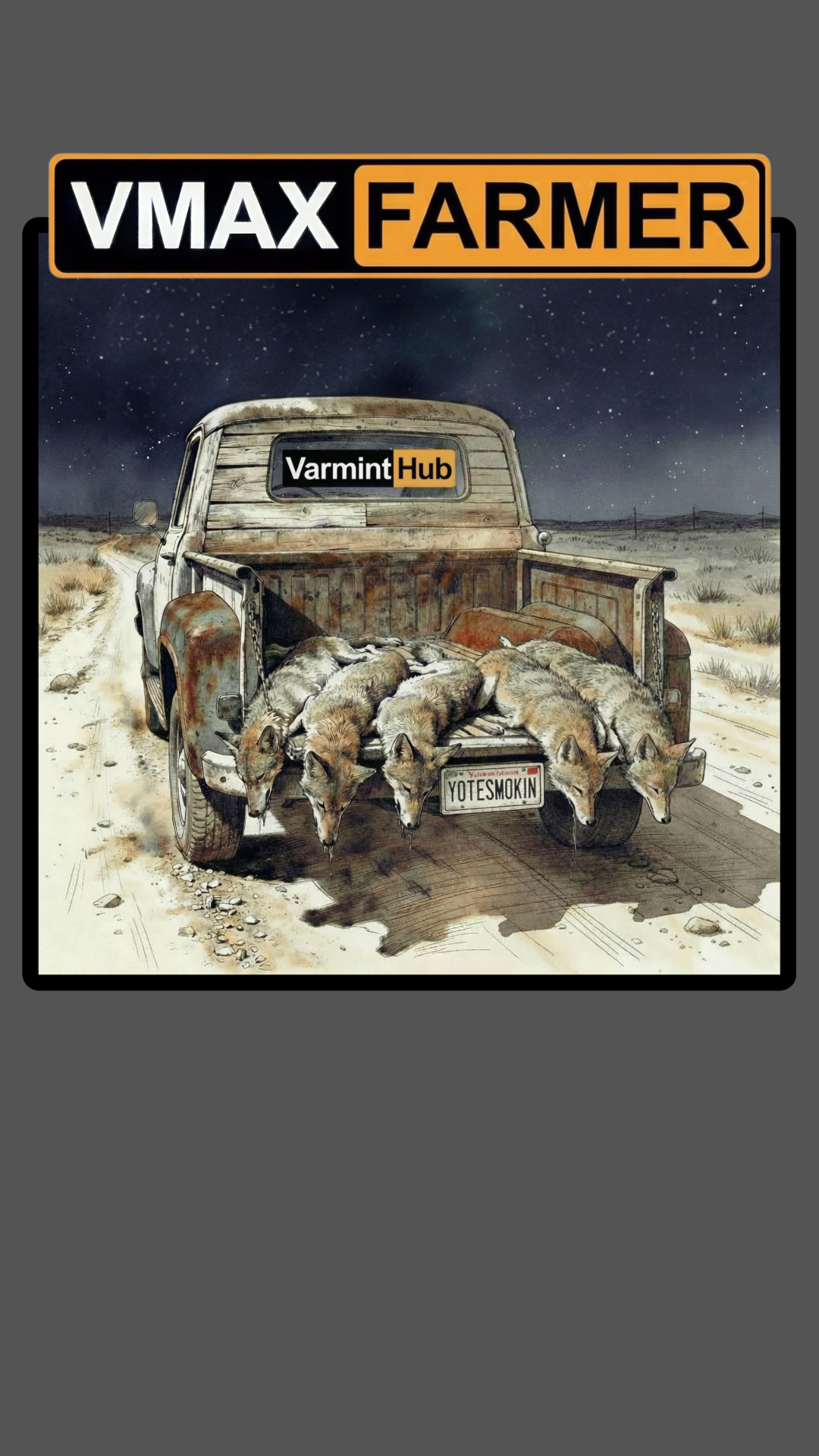 VarmintHub x YoteSmokin Collab T-shirt