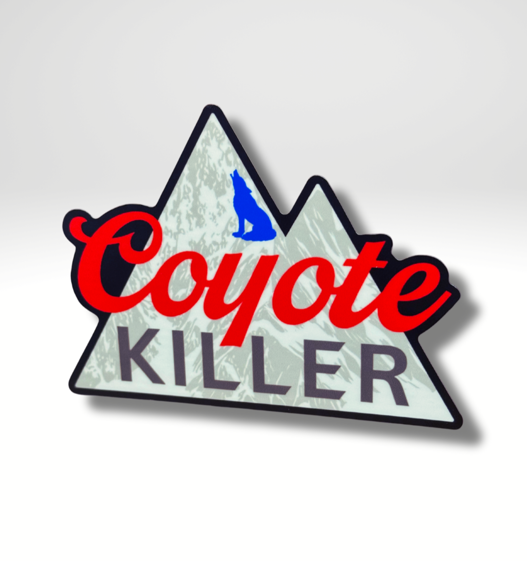 4” Coyote Killer Sticker