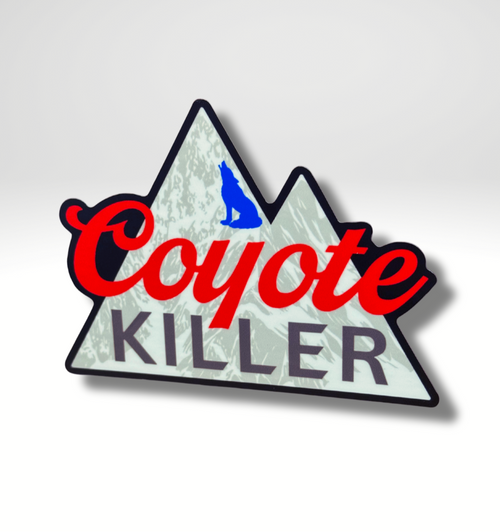 4” Coyote Killer Sticker